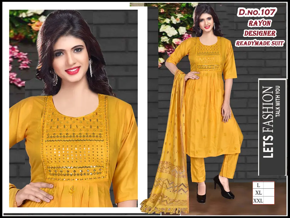 Nyra suit
Size:L, xl
3pcs suit. uploaded by Ridhi Sidhi Creation 9512733183 on 9/15/2023