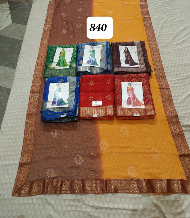 Saree with box uploaded by S. S. Selection on 9/16/2023