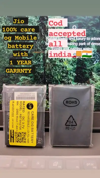 Post image 8079005156
https://wa.me/message/NTOGE5UYE6AYL1
All type mobile battery available with 1 YEAR GARRNTY (COD ACCEPTED ALL INDIA 🇮🇳🚚)
https://wa.me/message/NTOGE5UYE6AYL1