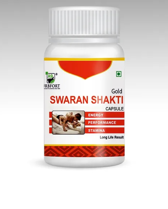 URBFORT Swaran Shakti capsule (Gold 60cap) ayurvedic medicine product  uploaded by URBFORT Jaipur on 9/16/2023