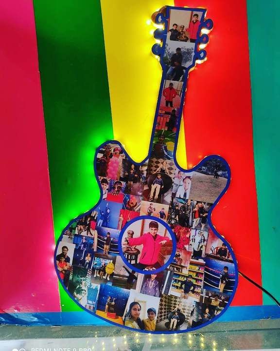 💚 GUITAR LED PHOTO FRAME GIFT - ALL INDIA SHIPPING 🇮🇳 uploaded by DUBALS WORLD WIDE on 3/21/2021
