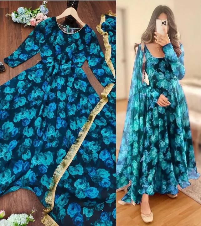 Post image *LAUNCHING 😘 FLOWER 🌺 MAXY GOWN WITH DUPATTA*

https://wa.me/c/917708775236

*PRICE ONLY :- 729/
*FREE SHIPPING ALL INDIA🎁🎁

*FABRIC DETAILS :

*Beautiful colors For an absolutely stunning look, wear this Georgotte maxi dress with flare sleeve, Its specially designed for comfortableness and Crafted from georgotte

*Febric details:
*Material Fox Georgette
*Complete linning
*Flare - 3.5 Mtrs
*Height - 52"+Inch

*Size:-  S(36
            *M(38)
             *L(40)
             *XL(42)
             *XXL(44)

👌 *ONCR GIVE OPPORTUNITY , CUSTOMER SATISFACTION IS OUR GOA

*100% BEST QUALIT
*PREMIUM QUALITY 👌🏻
*BOOK YOUR ORDERS 📦

*FULL STOCK AVAILABLE