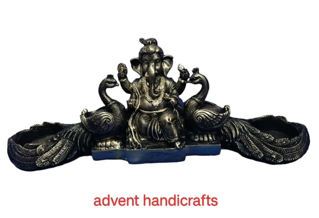 Ganesha with T-Light uploaded by Advent Handicrafts on 9/16/2023