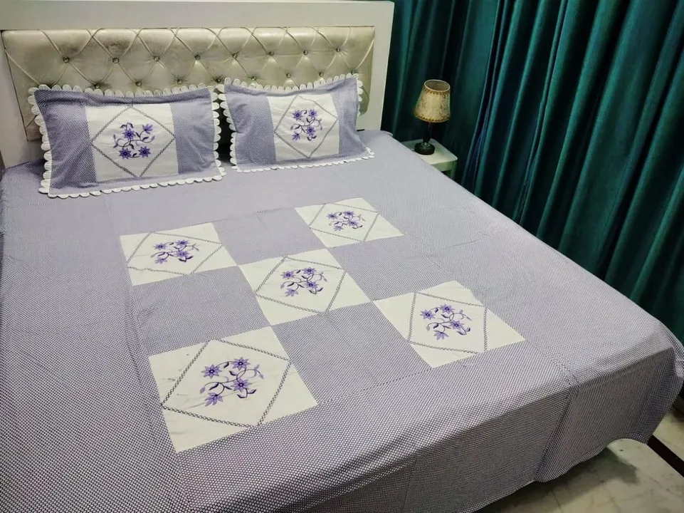 Embroidery King Size Double Bedsheet 1+2

🔷Stuff-Sheeting Cotton

🔶Size-90-100



🌸Bulk stock ava uploaded by Sonya enterprises on 9/16/2023
