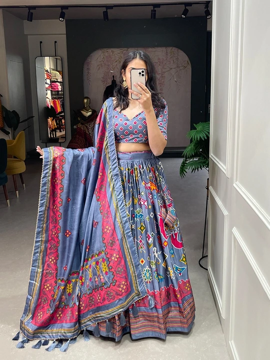 *🌷Lehenga Collection🌷*

Here are chic and super stylish outfits that you can flaunt all season!✨

 uploaded by business on 9/16/2023