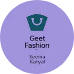 Business logo of Geet fashion gallary