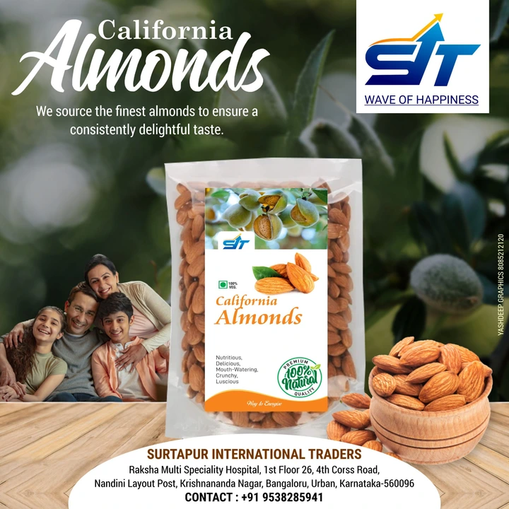 Sit  California almond uploaded by business on 9/16/2023