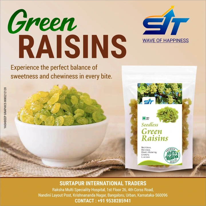 Almonds and cashew green raisins and PistaSalted  uploaded by Surtapur international traders on 9/16/2023