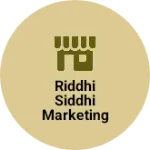 Business logo of Riddhi Siddhi marketing