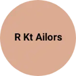 Business logo of R kT ailors