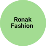Business logo of Ronak fashion
