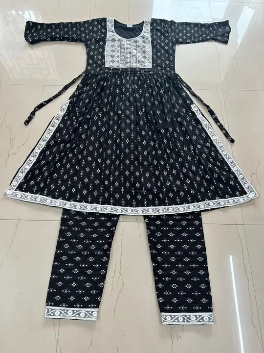 Nyra cut kurti with pant  uploaded by business on 9/16/2023