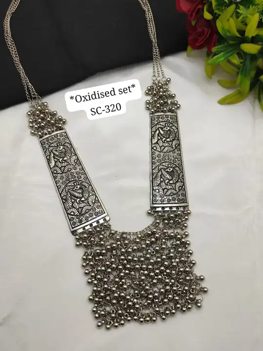 Oxidised neckpiece  uploaded by Shreevari fashion on 9/16/2023