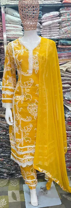 Yellow  3 pics cotton 60-60  uploaded by jai guru kripa on 9/16/2023