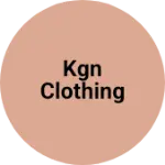 Business logo of Kgn clothing