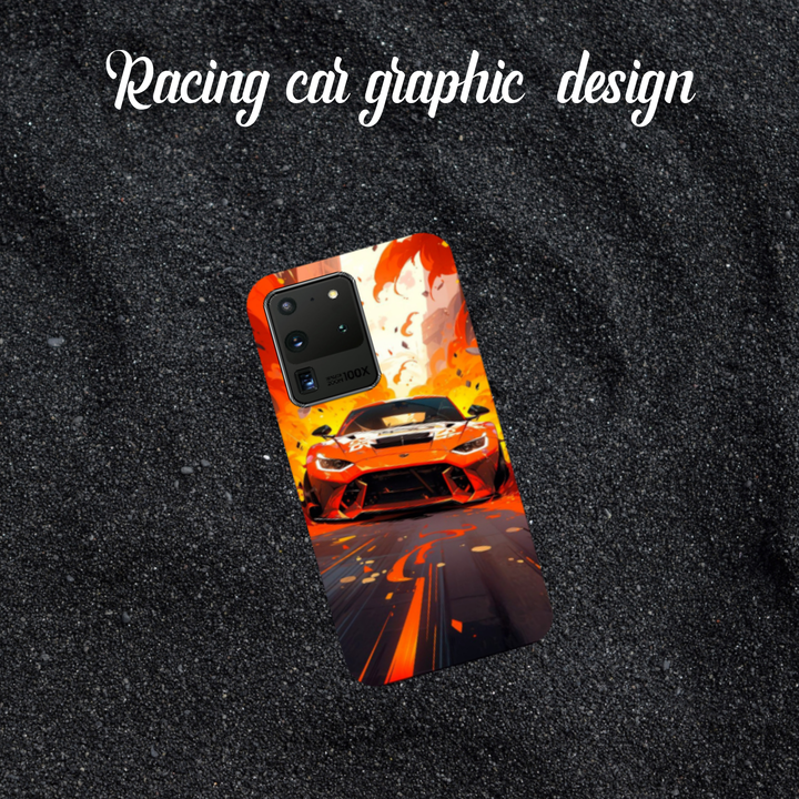 Racing car graphic design mobile Cases   uploaded by business on 9/17/2023