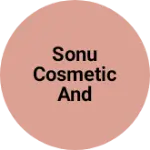 Business logo of Sonu cosmetic and general store