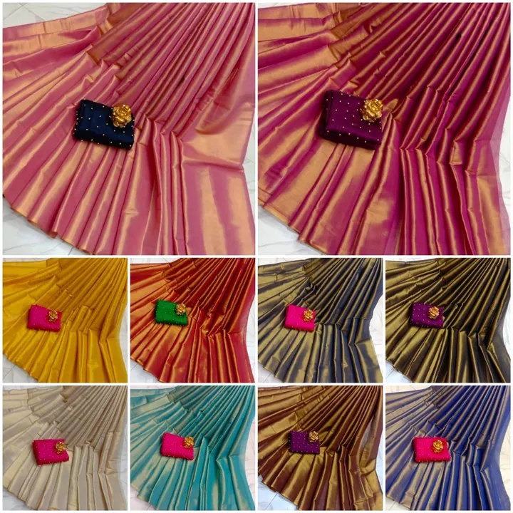 Uppada Tissue - Season 3🦩

🌻Fabric - Uppada Cotton Tissue saree (5.50MTR) with Satin Banglory Pear uploaded by Villa outfit on 9/17/2023