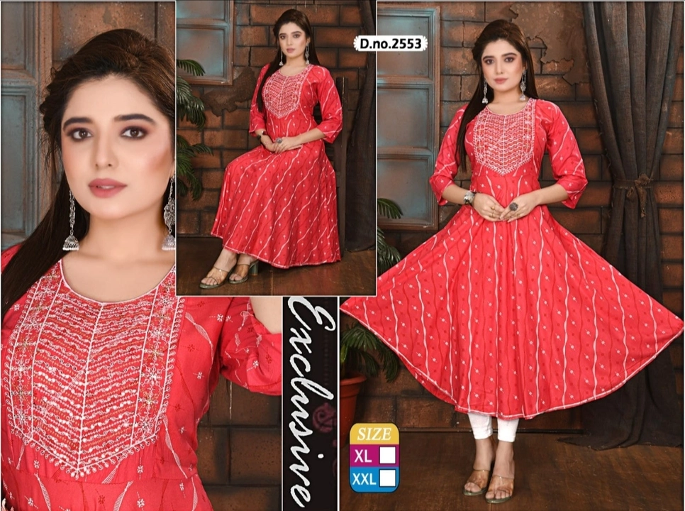 Embroidery Kurti uploaded by RJ Creation on 9/17/2023