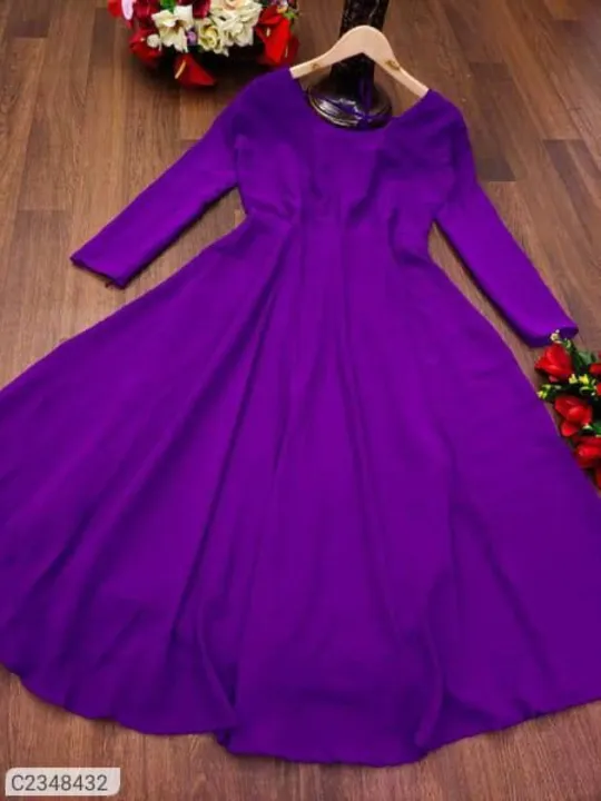 Georgette gown uploaded by VINAYAK desinger  on 9/17/2023