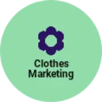 Business logo of Clothes marketing