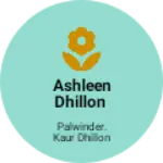 Business logo of Ashleen dhillon