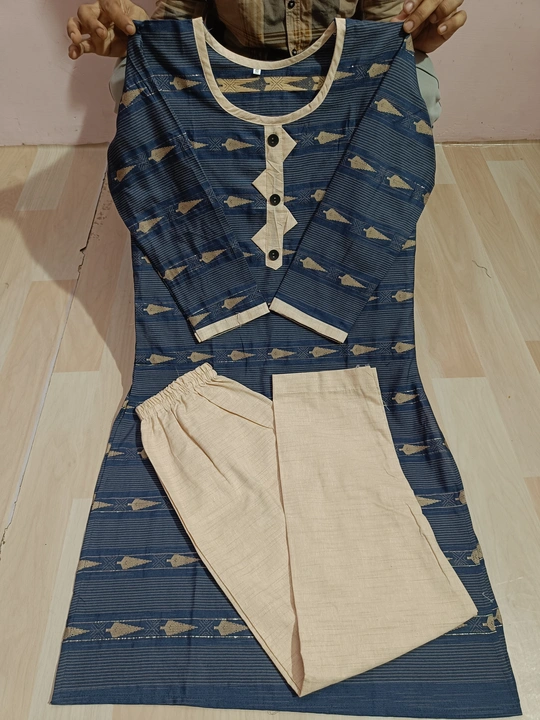 Women kurti with pajama  uploaded by FARMAN COLLECTION  on 9/17/2023