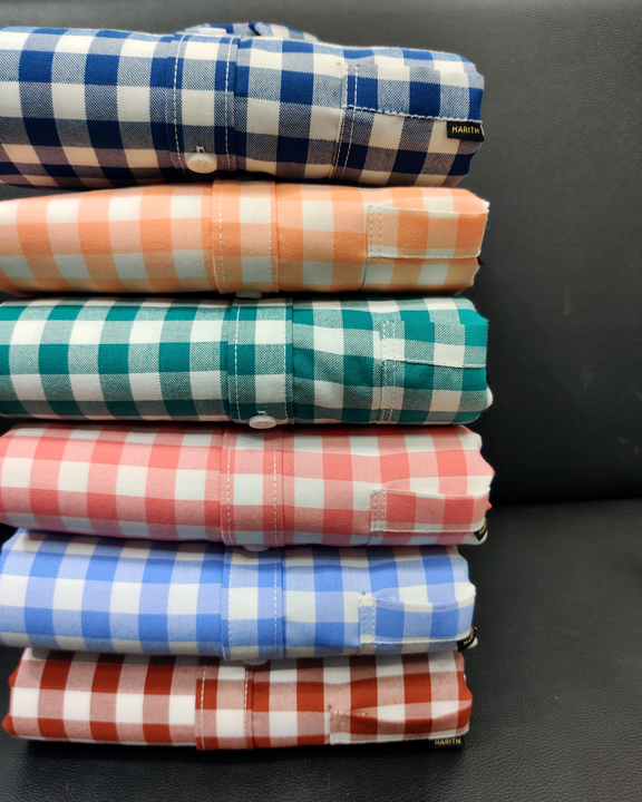 HARITH YARN DYED OXFORD COTTON CHECKS uploaded by SHIVAM RS on 9/17/2023