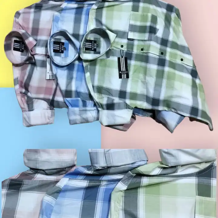 COTTON X CHECKS SHIRTS 🎽👕 uploaded by business on 9/17/2023