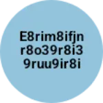Business logo of E8rim8ifjnr8o39r8i39ruu9ir8i389