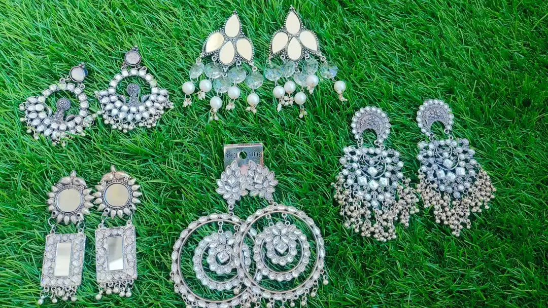 Oxidised earrings  uploaded by business on 9/18/2023