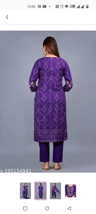 Reyon embroidered kurti with pent and dupatta  uploaded by PANIHARI COLLECTION CENTRE on 9/18/2023