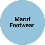 Business logo of Maruf footwear