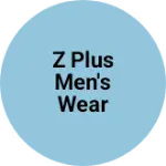 Business logo of Z plus men's wear