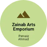 Business logo of Zainab arts Emporium