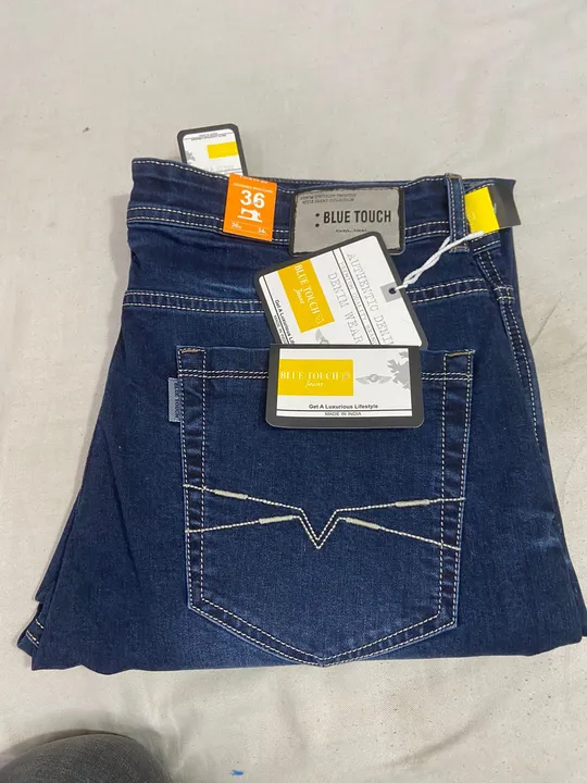 Men's jeans blue tint comfort [Minimum 10sets(1 set=6pcs) free delivery] uploaded by Blue Touch jeans on 9/18/2023