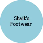Business logo of SHAIK'S FOOTWEAR