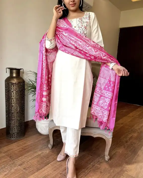 Khadi cotton  uploaded by Radha Rani creation on 9/18/2023