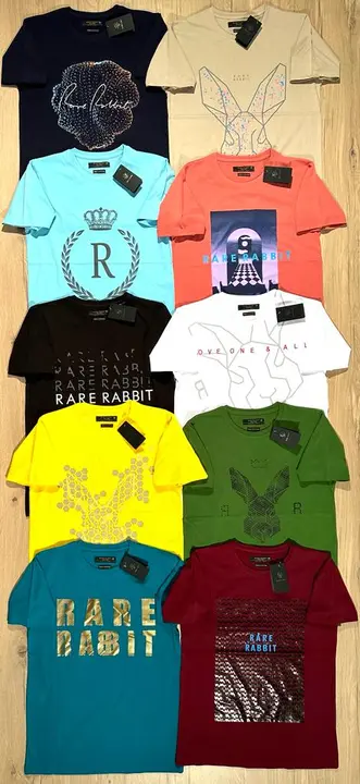 *MENS PREMIUM ROUND NECK T-SHIRTS*

All in store current articles 

BRAND : *RARE RABBIT*

Style : M uploaded by Yahaya traders on 9/18/2023
