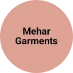 Business logo of Mehar Garments