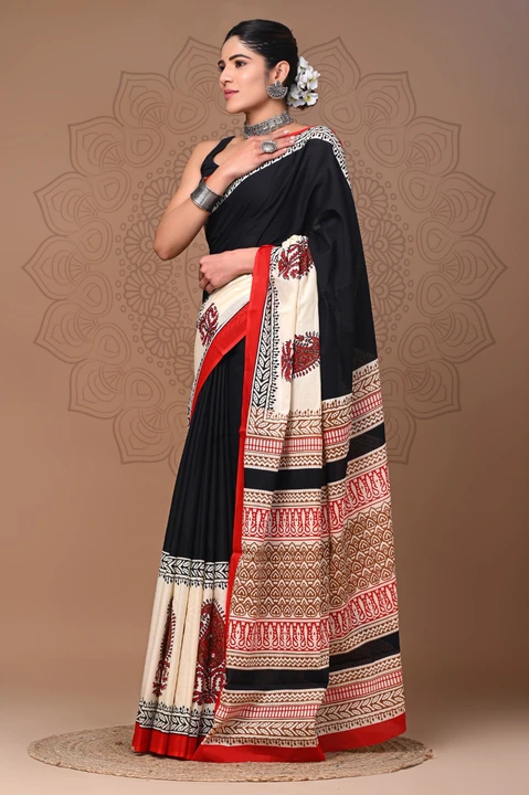 cotton mul mul saree  uploaded by business on 9/18/2023