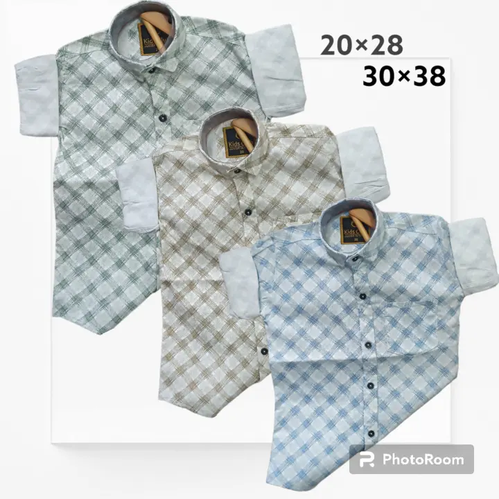 Boys cotton shirts uploaded by Hasmukh creation on 9/18/2023