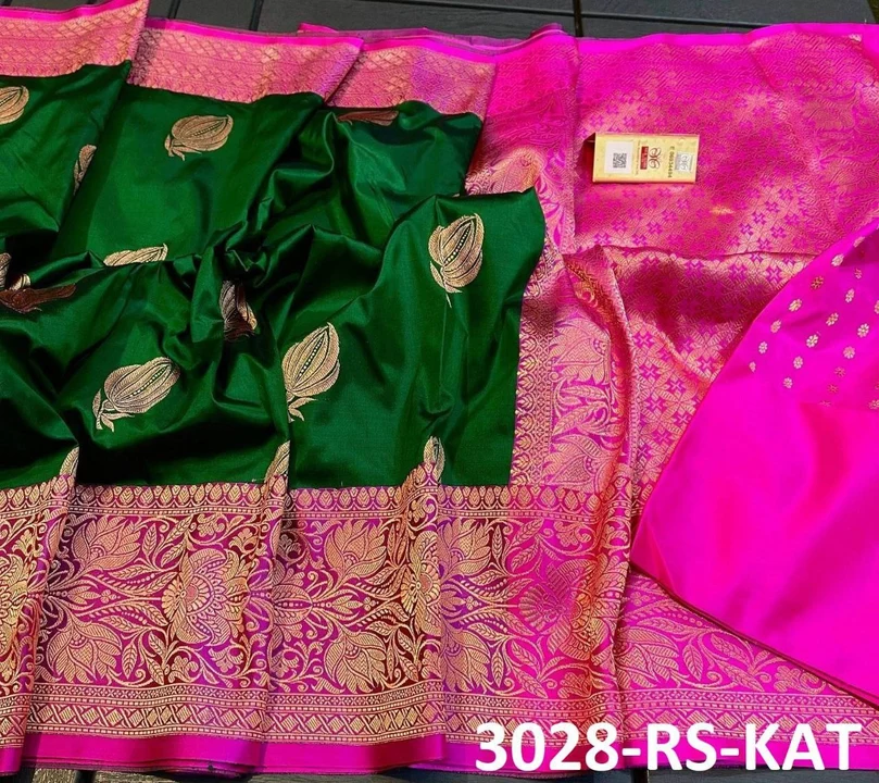 Semi Katan Silk Saree  uploaded by business on 9/18/2023
