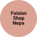 Business logo of faision shop nepa