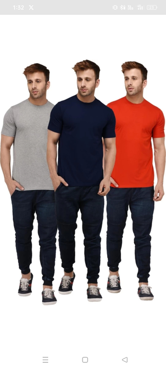 Round Neck T-shirts  uploaded by NRD Fashion Store on 9/19/2023
