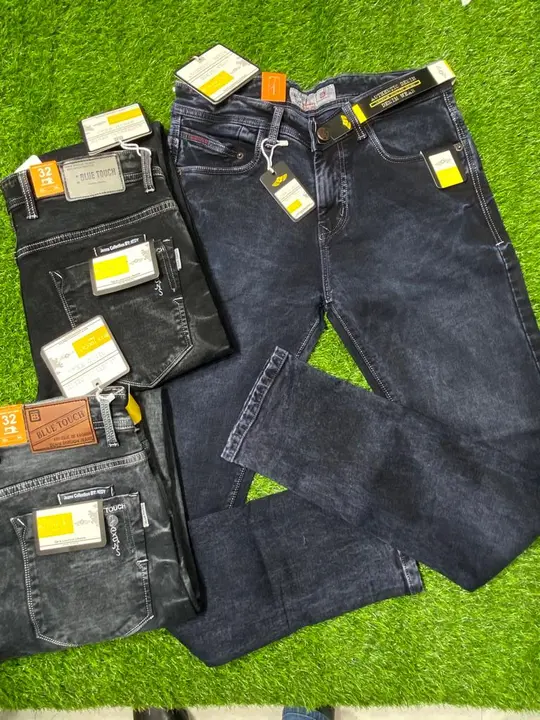 Men's jeans cotton by cotton.
  minimum 10 sets(1 set=6pcs) free delivery. uploaded by Blue Touch jeans on 9/19/2023