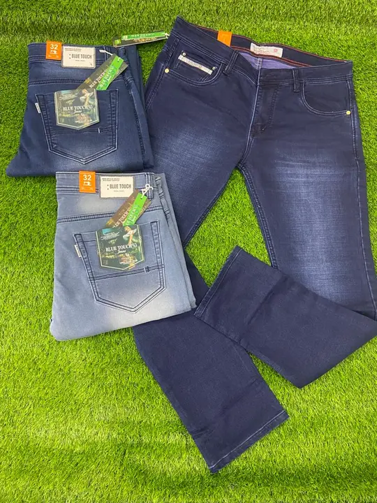 Men's jeans comfort pattern cotton by cotton     Minimum 10 sets(1 set=6pcs)  free delivery. uploaded by Blue Touch jeans on 9/19/2023