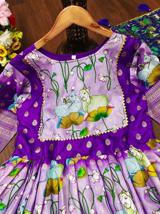 *Indulge in a fashion-forward choice by procuring the Dola Silk Foil Printed Gown online, showcasing uploaded by BOKADIYA TEXOFIN on 9/19/2023