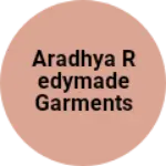 Business logo of Aradhya redymade garments
