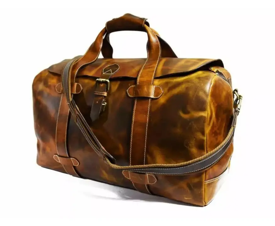 LEATHER FLAP DUFFLE BAG uploaded by business on 9/19/2023